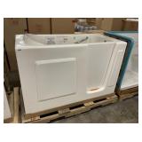 60" Right Hand Walk In Tub In White