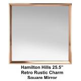 Hamilton Hills 25.5" Mirror-Retro Rustic Charm x 2