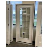 36" x 80" RH Fiberglass FV 15-Lite Exterior Door