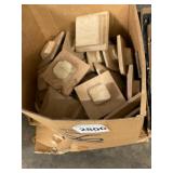 Case Of Decorative Wood Pieces