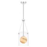 Ashley 1-Bulb Pendant Light in Chrome x 2