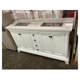 61" Double Sink Bath Vanity