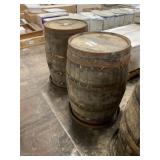 Barton 1792 Distillery Wooden Whiskey Barrell x 2