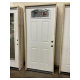 36" x 80" LH Steel Craftsman Style Exterior Door
