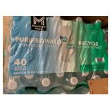 Case Of (40) 16.9oz Members Mark Purified Water x6