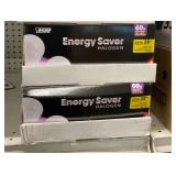 1 Sleeve 60w Energy Saver Halogen Bulbs