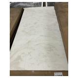 36" x 62" Square Tile Shower Panels in Cloud White