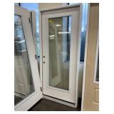 36" x 80" RH Fiberglass Full-View Exterior Door