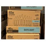 Sleeve of 40W LED B11 Replacement Bulbs