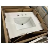 31" x 22" Stone Composite Vanity Top