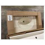 31" x 19" Composite Vanity Top