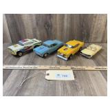 Qty 4 Plastic Cars