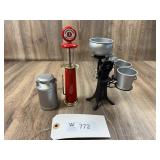Cream Seperator, Milk Can, Fuel Pump, Buckets, Met