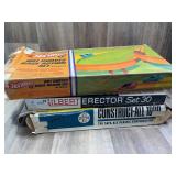 Qty 3; Hot Wheels Race Track, Erector Set, Constru