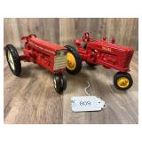 Qty. 2, True-Scale Tractors, 1/16 Scale