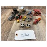 Qty. 12, Assortment of Metal Vehicles and Engines,