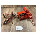 Qty. 2, Square Baler and Ground Drive Hay Rake, Tr