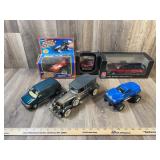 Qty 6 Vehicles, Die Cast and Plastic