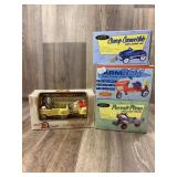 Qty 4 Pedal toys, Airplane, Convertible, Farm Boy