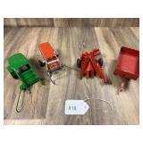 Qty. 4, Assorment of Tractor Pull Type Combines an