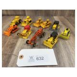Qty. 10, Assortment of Construction Equip., Metal,