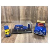 Qty 3; 2 Pepsi-Cola Trucks and Pedal Car Big A Aut