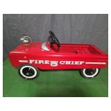Fire Chief Pedal Car