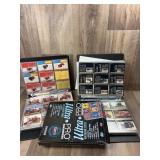 2-3 Ring Binders Tractor Trading Cards and Box of