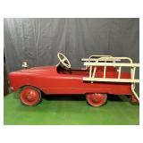 Fire Engine Pedal Car, Repaint, Repaired