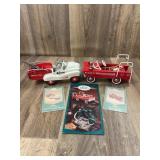 Qty 2 Hallmark Pedal Junior Service Truck and Fire