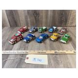 Qty 10 Tootsie Toy Vehicles