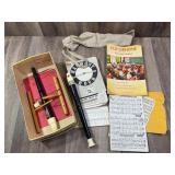 2 Flutophones, Books, Music