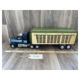 Nylint Live Stock Hauler Trailer and Freightliner