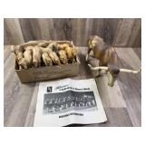 Clydesdale 8-Horse Hitch (Needs assembled and pain