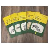 Qty 5 John Deere Manuals; Farm Loader, Pull Type S