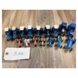Qty. 16, Ford Tractors, Metal, 1/64 Scale
