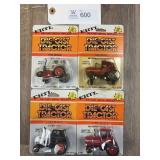 Qty. 4, Case Tractors, Ertl, 1/64 Scale, All in Bo