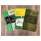 Qty 3 John Deere Manuals; Forage Harvester, Forage