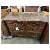 Tiger Maple Dresser 40"Wx19"Dx33"H