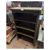 Oak Army Green Shelf 31"Wx12"Dx50"H