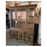 3 Door China Cabinet 50.5"Wx13"Dx75"H