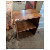 2 Shelf Wood Cabinet 21"Wx13"Dx29:H