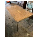 Metal Leg Table 60"wx36"Dx29"H