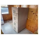 Diebold (4) Drawer Fireproof Locking File Cabinet,