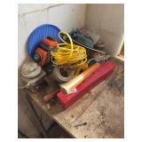 Lot On Workbench,Left End,Tubing,Ear Protectors