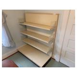 Pair of 48inch, One Sided Gondola Shelving(2pcs)