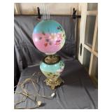 Gone With The Wind Style Hand-Painted Lamp