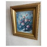 Gilt Framed Floral Still Life Painting