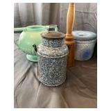 Antique Stoneware and Enamelware