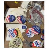 Political Campaign Buttons, Early 1990s
